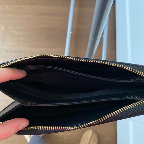 LINEA Leather Crescent Crossbody Handbag - Picture 6 of 10